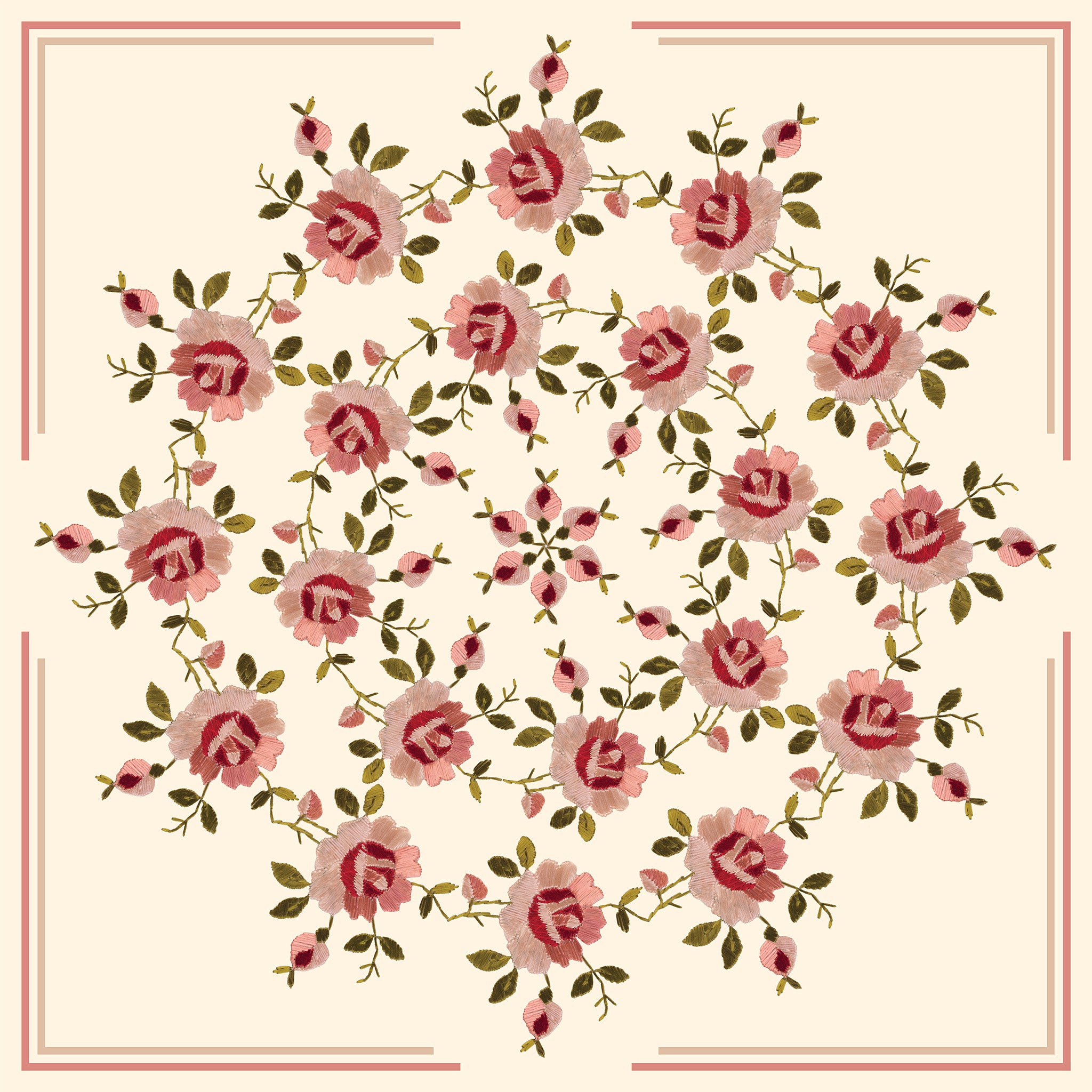 Silk Scarf | Rose