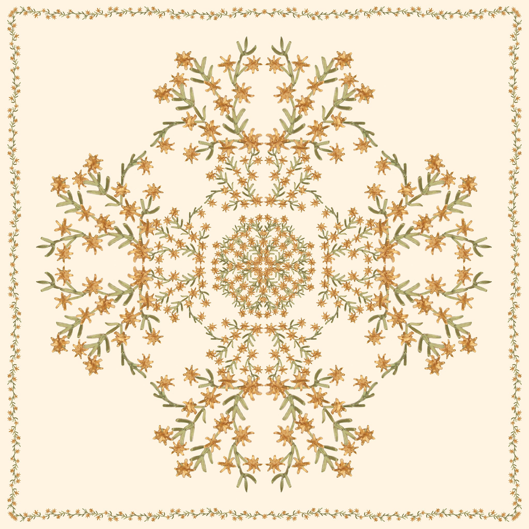 Silk Scarf | Wattle